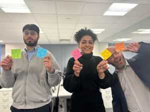 our financial mis-selling team celebrating 5 star reviews at work